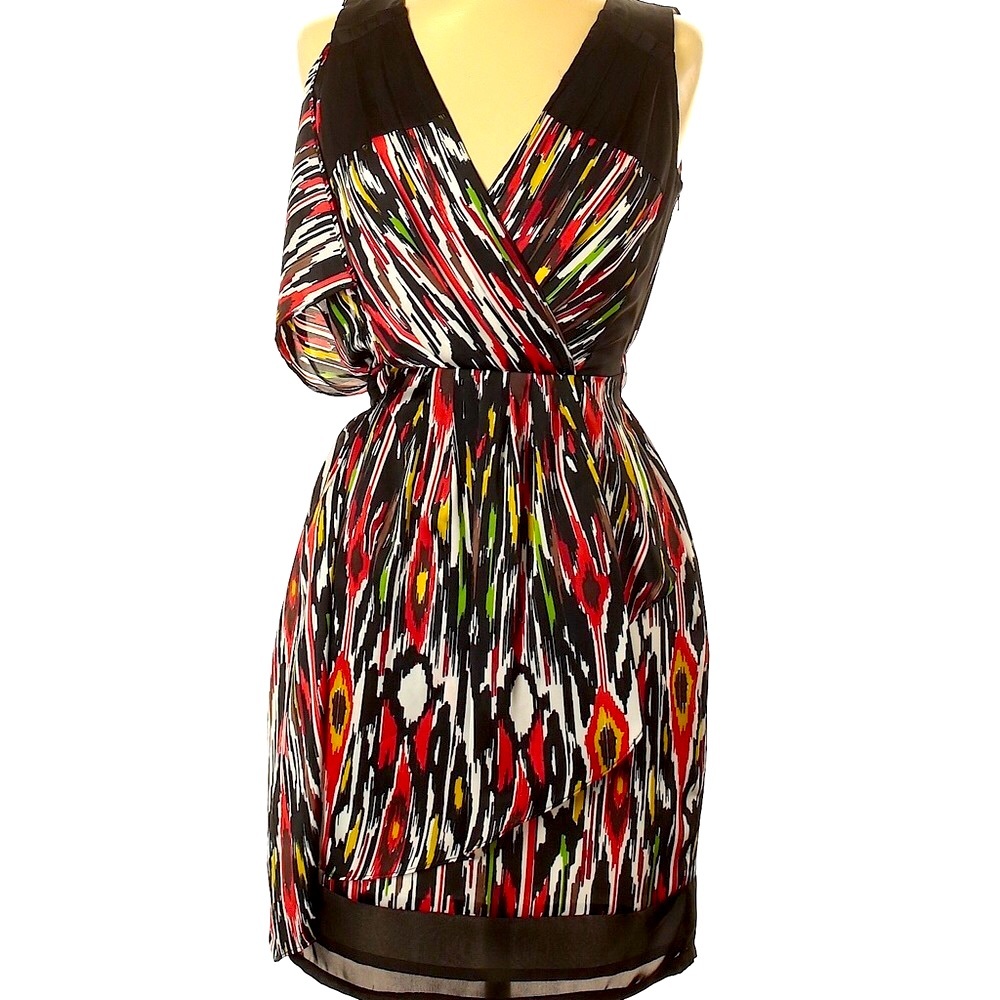 JAX NWOT BOHO Sleeveless Side Zip Dress Size 8